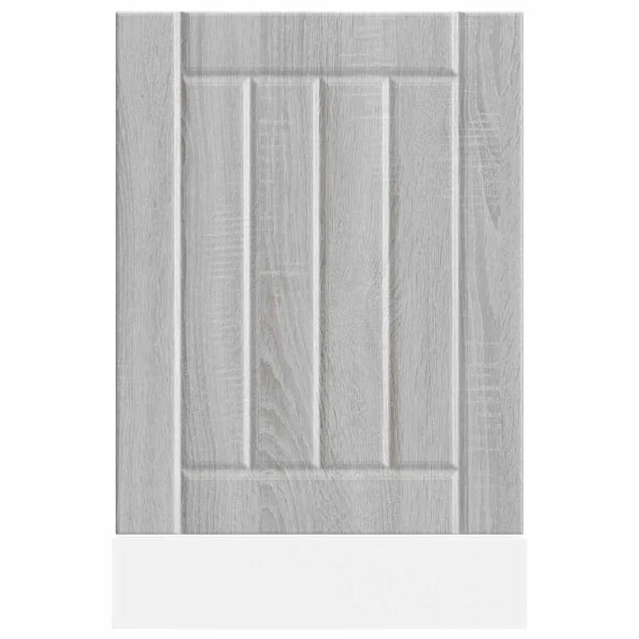 Panneau de lave-vaisselle Lucca sonoma gris bois d'ingénierie - 4