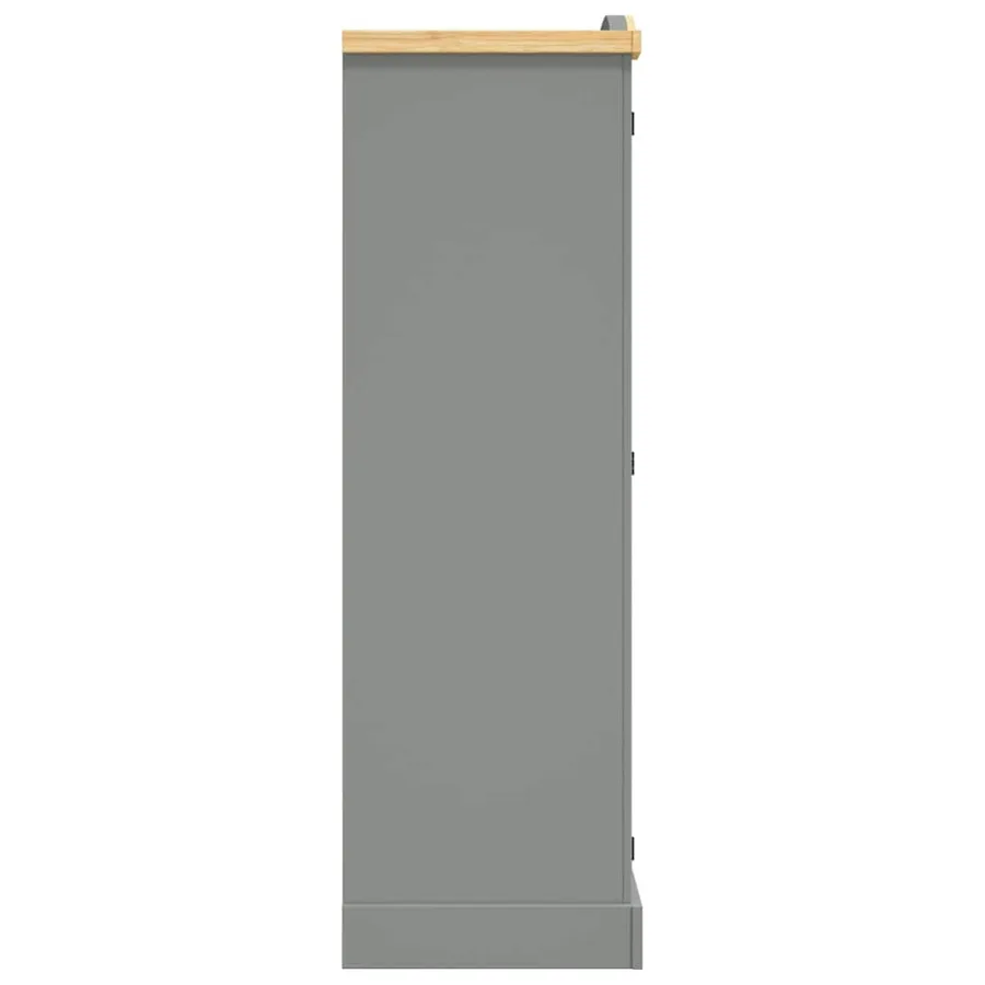 Garde-robe avec 3 portes Gamme Corona pin mexicain Gris - 4