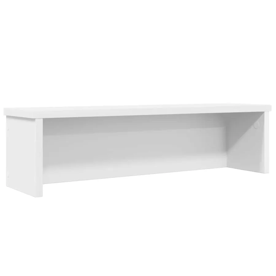 Étagère de cuisine empilable blanc 60x15x16cm bois d'ingénierie
