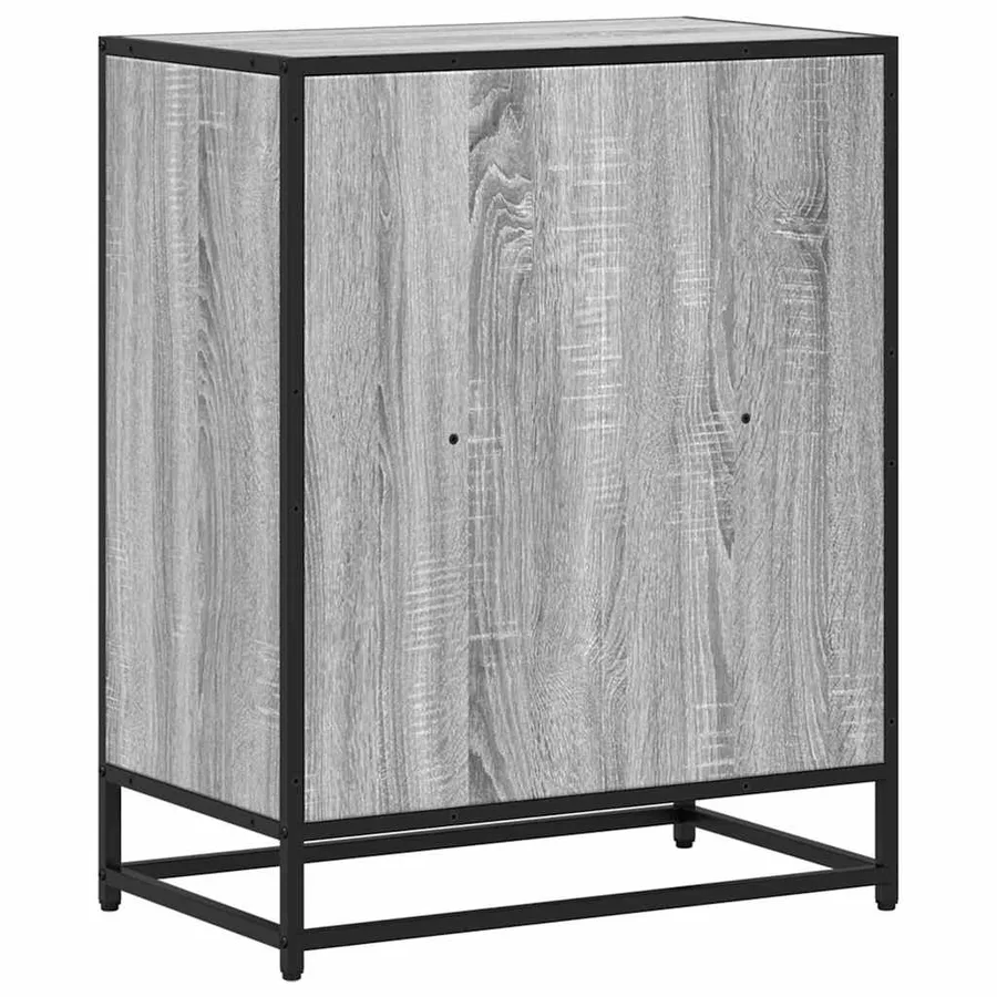 Bibliothèque sonoma gris 60x35x76 cm bois d'ingénierie - 6