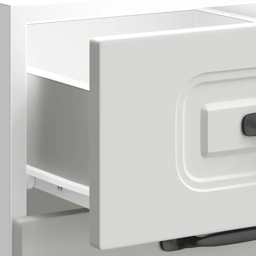 Armoire de cuisine Kalmar blanc bois d'ingénierie - 8