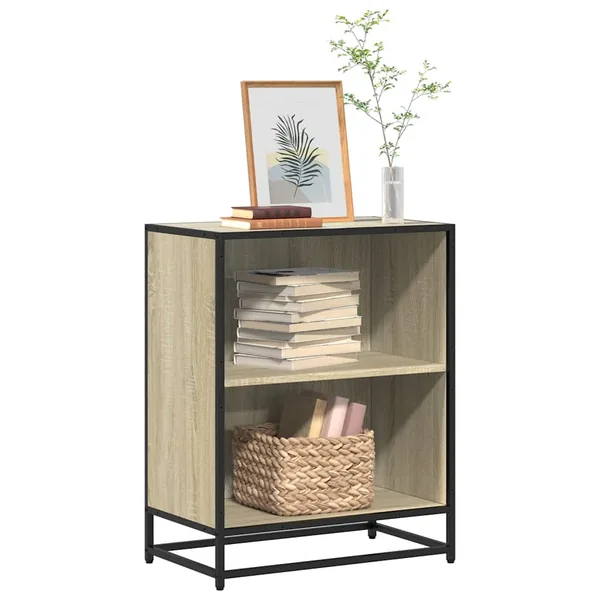 Bibliothèque chêne sonoma 60x35x76 cm bois d'ingénierie