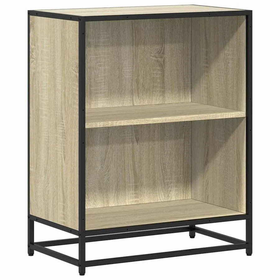 Bibliothèque chêne sonoma 60x35x76 cm bois d'ingénierie - 2