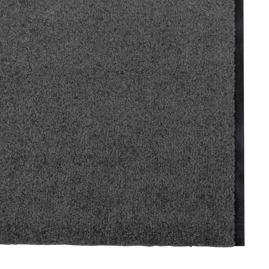 Tapis d'entrée Anthracite et noir 120 x 350 cm Polyamide et PVC - 4