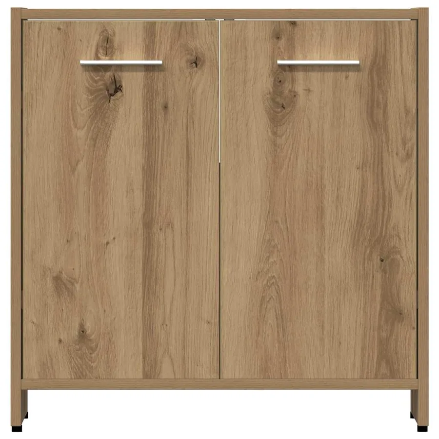 Ensemble de meubles salle de bain 4 pcs bois d'ingénierie - 9