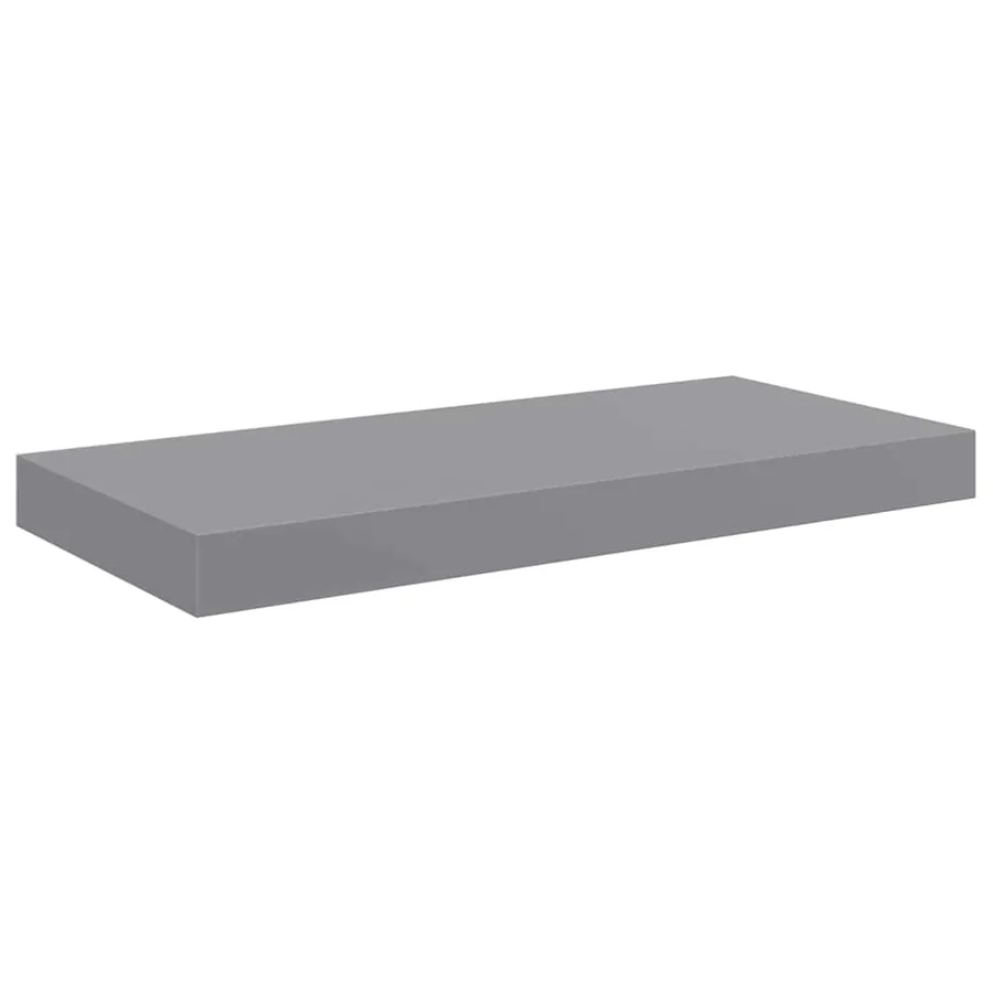 Étagères murales flottantes 2 pcs gris 50x23,5x3,8 cm MDF - 6