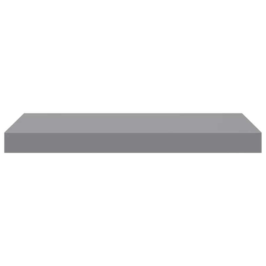 Étagères murales flottantes 2 pcs gris 50x23,5x3,8 cm MDF - 7