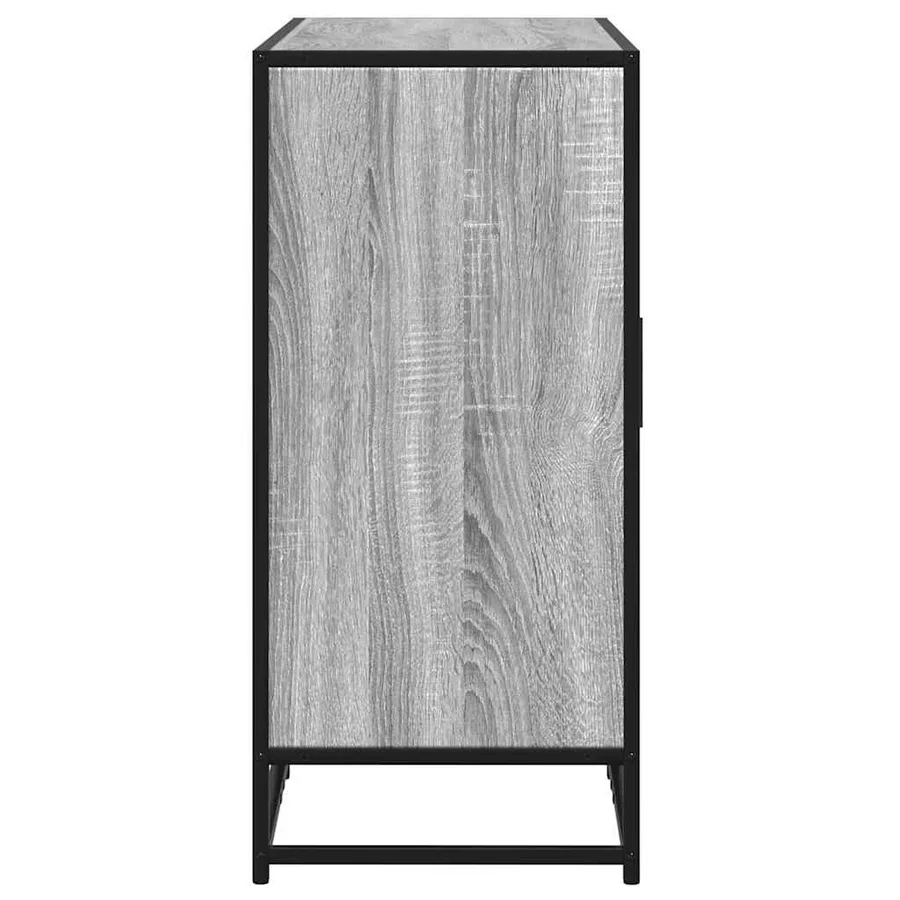 Buffet sonoma gris 94x35x76 cm bois d'ingénierie - 5