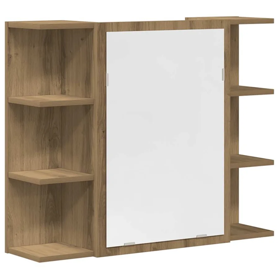 Ensemble de meubles salle de bain 3 pcs bois d'ingénierie - 4