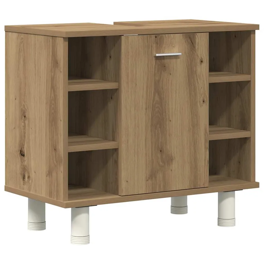Ensemble de meubles salle de bain 3 pcs bois d'ingénierie - 6