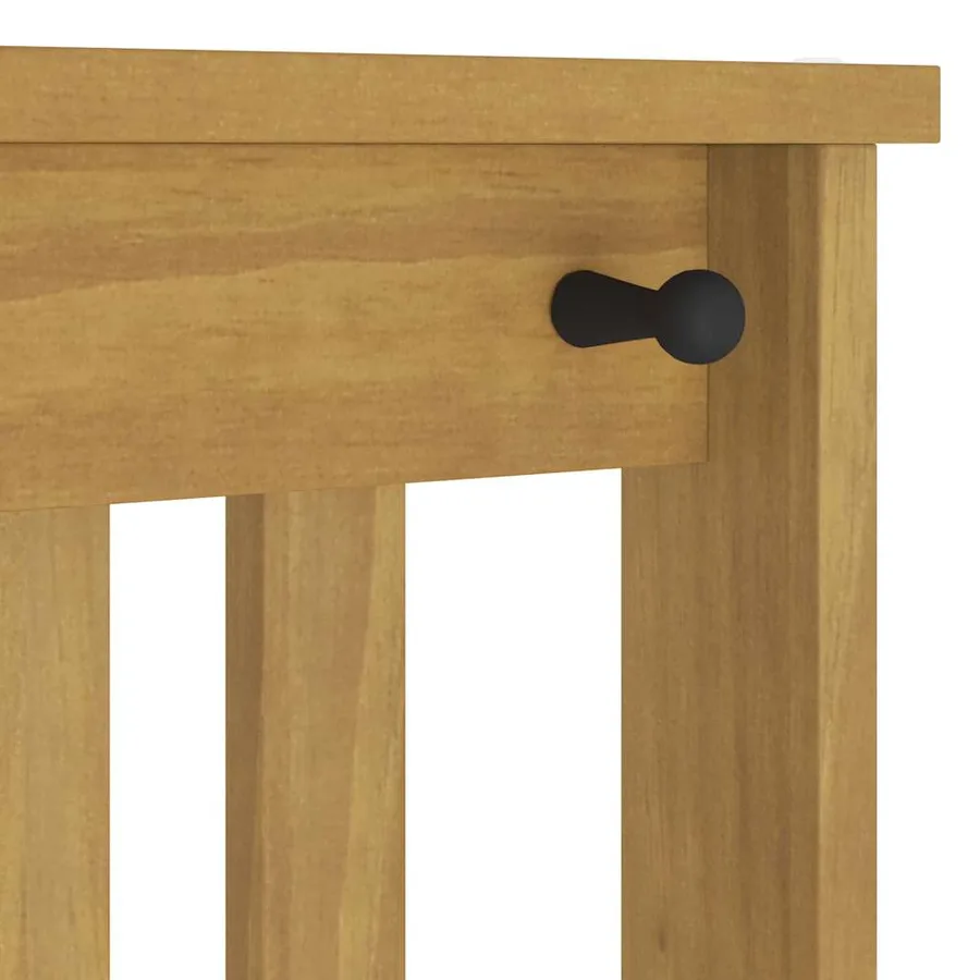 Portemanteau SANDNES 45x40x159,5 cm bois massif pin - 10