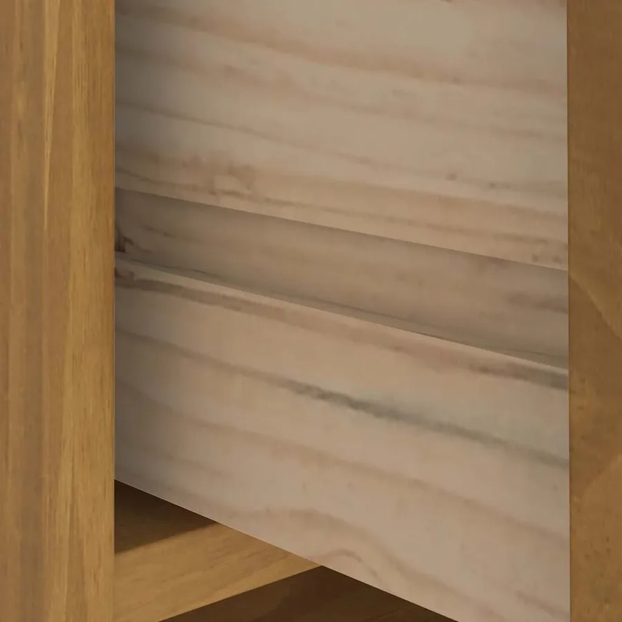 Portemanteau SANDNES 45x40x159,5 cm bois massif pin - 11