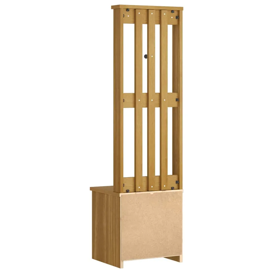 Portemanteau SANDNES 45x40x159,5 cm bois massif pin - 8