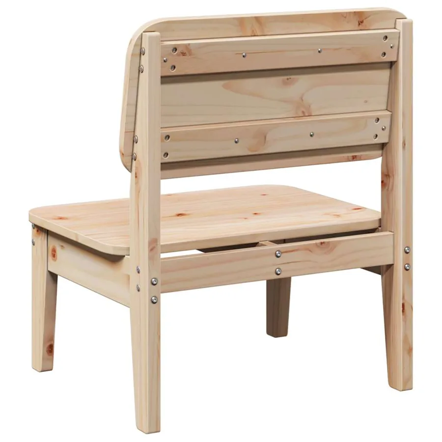 Chaise de jardin 60x52,5x72 cm bois de pin massif - 5