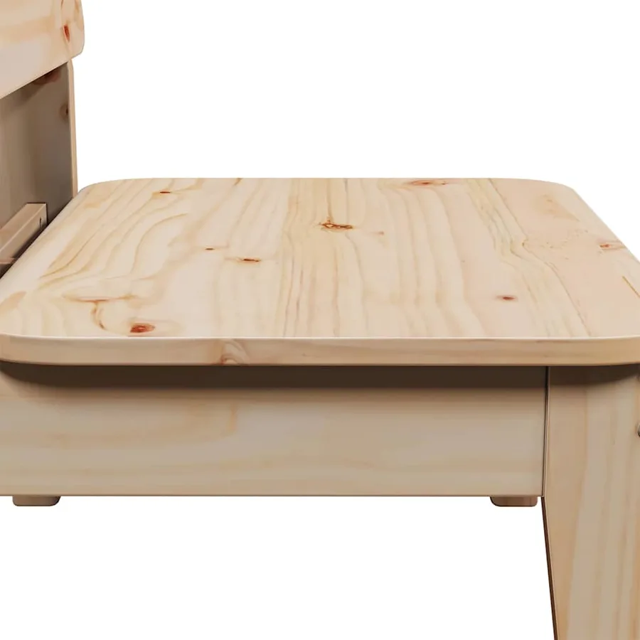 Chaises de jardin lot de 2 60x52,5x72 cm bois massif de pin - 7
