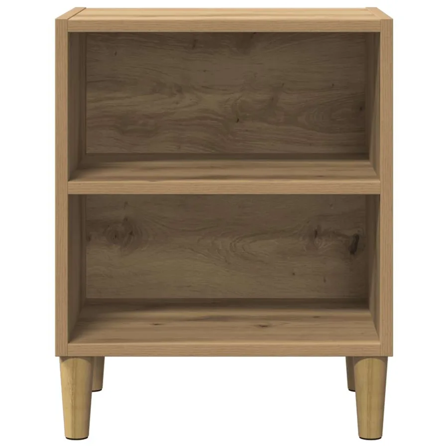 Tables de chevet 2 pcs chêne artisanal 40x30x50 cm - 4