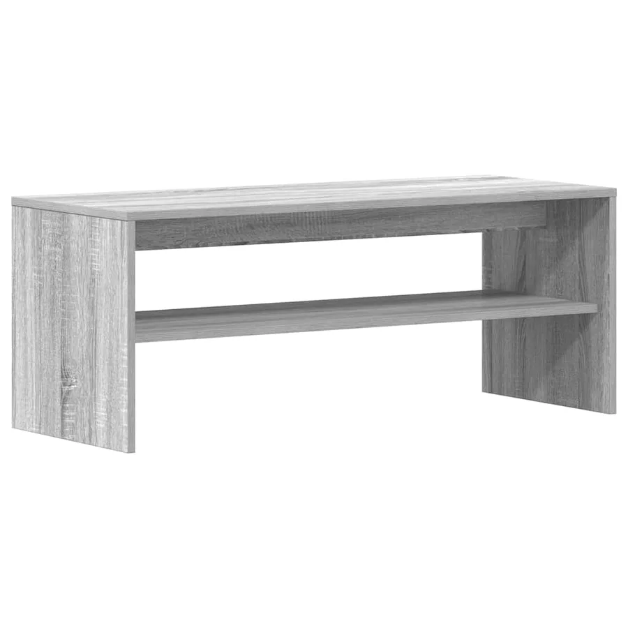 Meuble TV Sonoma gris 100x40x40 cm Bois d'ingénierie - 2