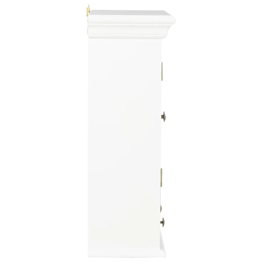 Armoire murale Blanc 49x22x59 cm Bois d'ingénierie - 4