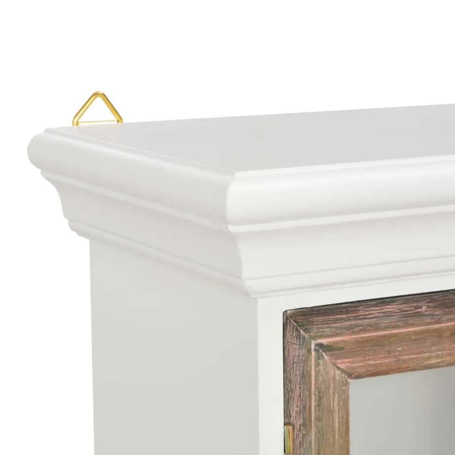 Armoire murale Blanc 49x22x59 cm Bois d'ingénierie - 6