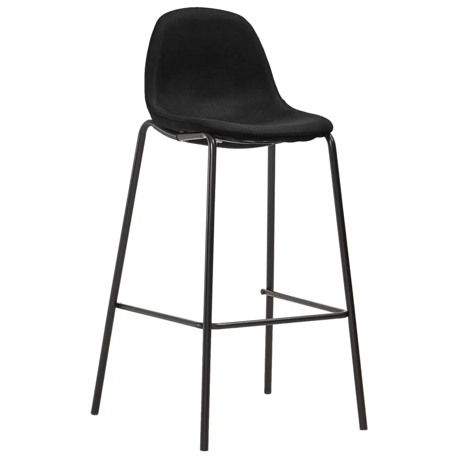 Ensemble de bar 5 pcs Tissu Noir - 8