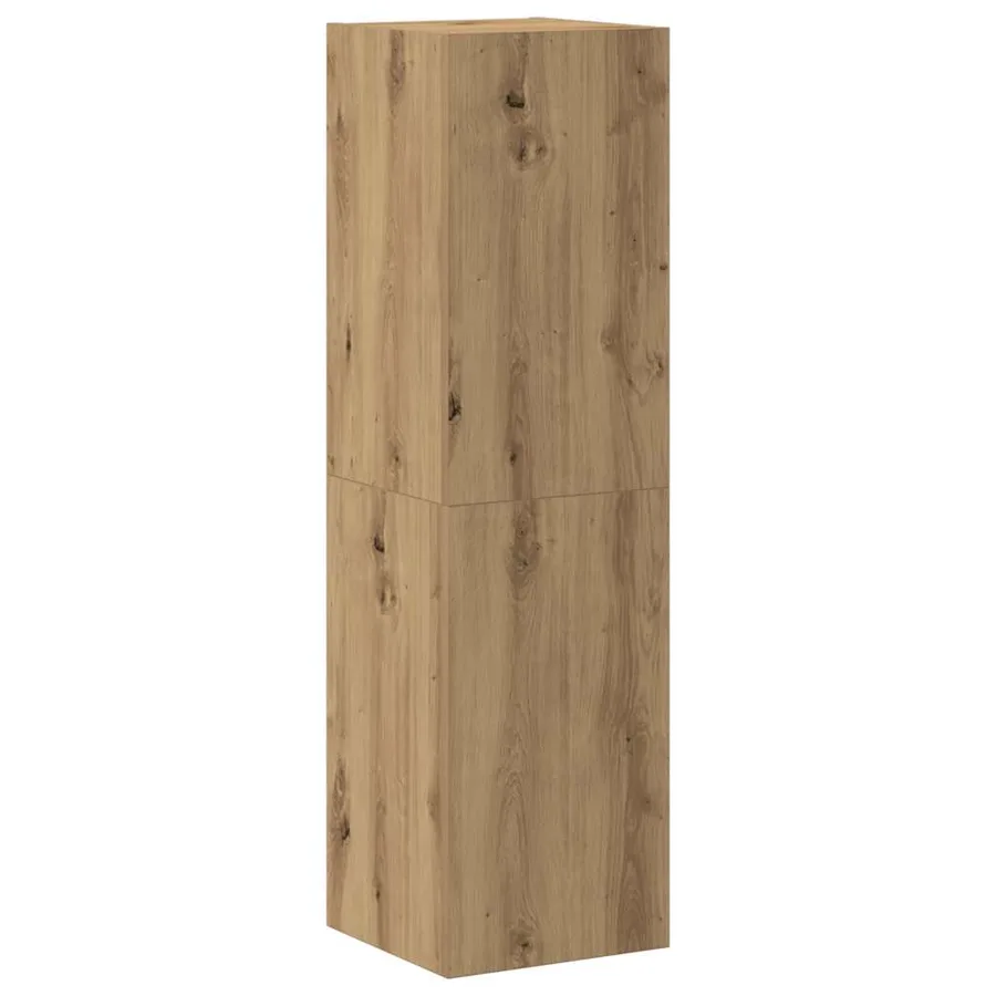 Ensemble de meuble TV mural 8 pcs chêne artisanal - 4