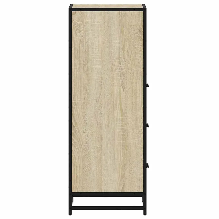 Armoire de salle de bain chêne sonoma 35x37,5x100 cm - 7