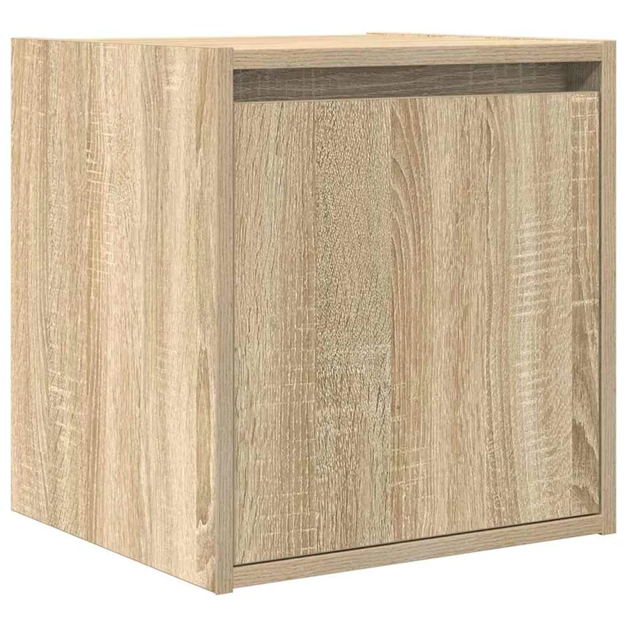 Tables de chevet murales 2 pcs chêne sonoma 38x34x40 cm - 5