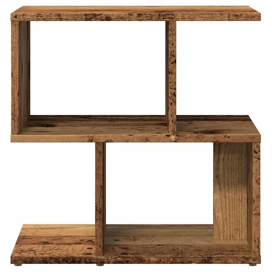 Table de chevet vieux bois 50x30x51,5 cm bois d'ingénierie - 4