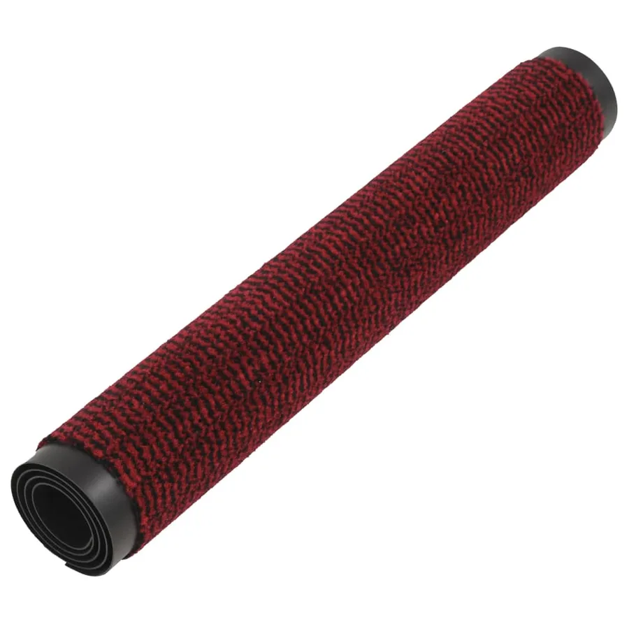 Paillassons rectangulaires 2 pcs 90 x 150 cm Rouge - 3