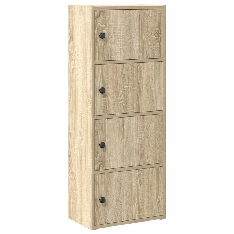 Bibliothèque chêne sonoma 40x24x102 cm bois d'ingénierie - 2