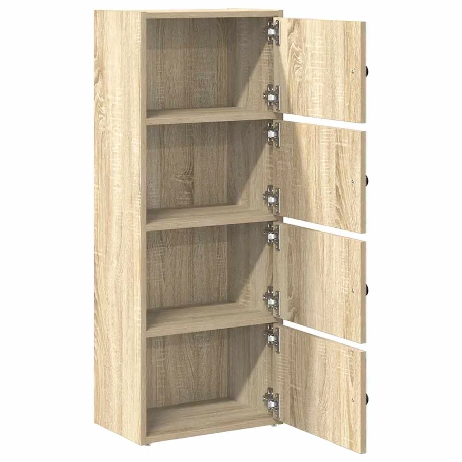 Bibliothèque chêne sonoma 40x24x102 cm bois d'ingénierie - 5