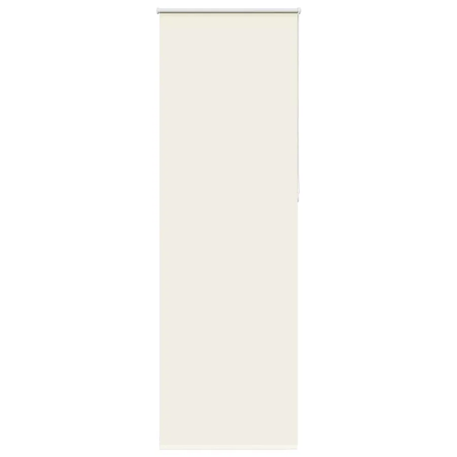 Store enrouleur occultant blanc cassé 65x210cm largeur du tissu