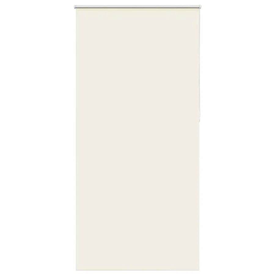 Store enrouleur occultant blanc cassé 100x210 cm largeur tissu