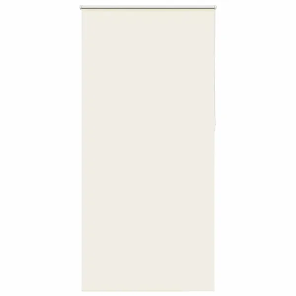 Store enrouleur occultant blanc cassé 110x210 cm largeur tissu