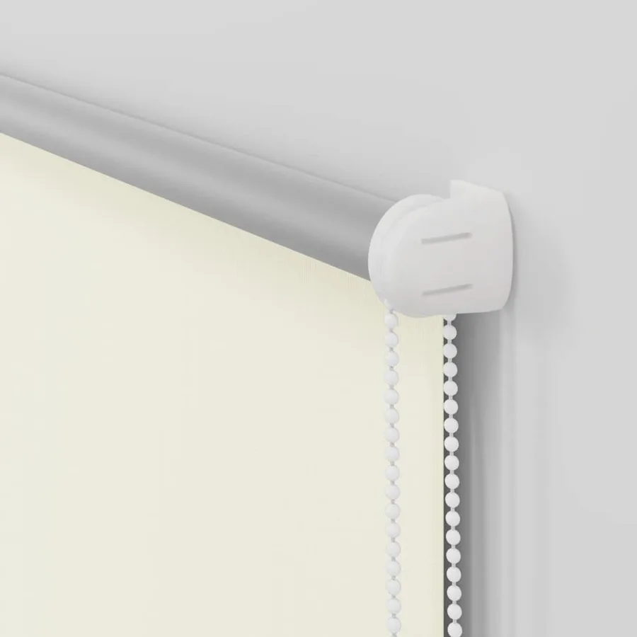 Store enrouleur occultant blanc cassé 90x210cm largeur du tissu - 11