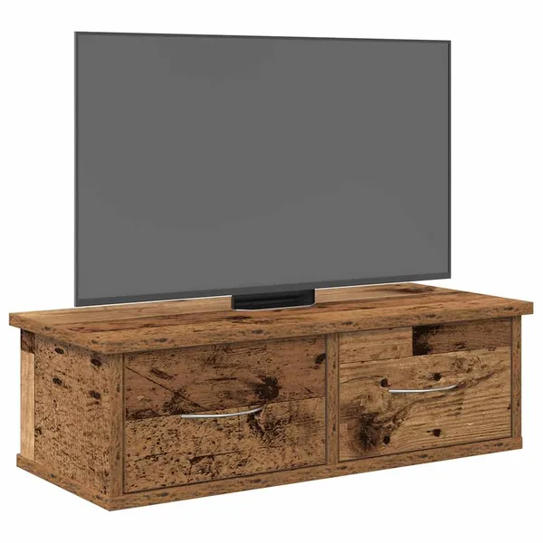 Armoire murale vieux bois 60x26x18,5 cm bois d'ingénierie