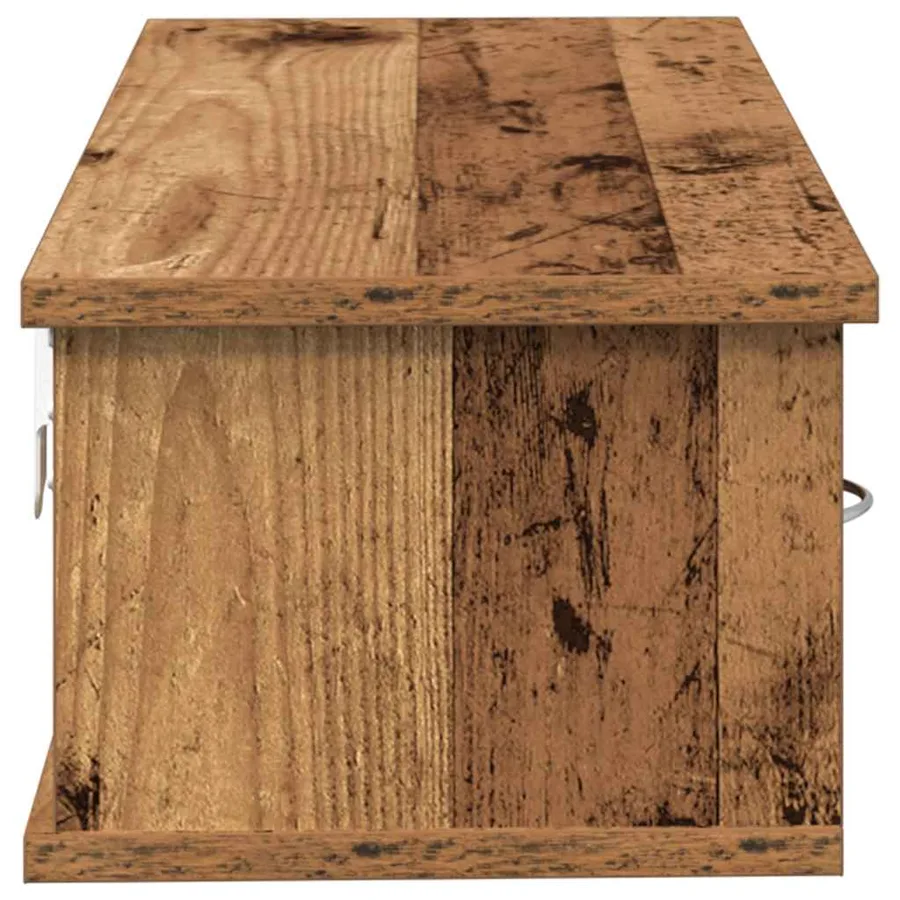 Armoire murale vieux bois 60x26x18,5 cm bois d'ingénierie - 5