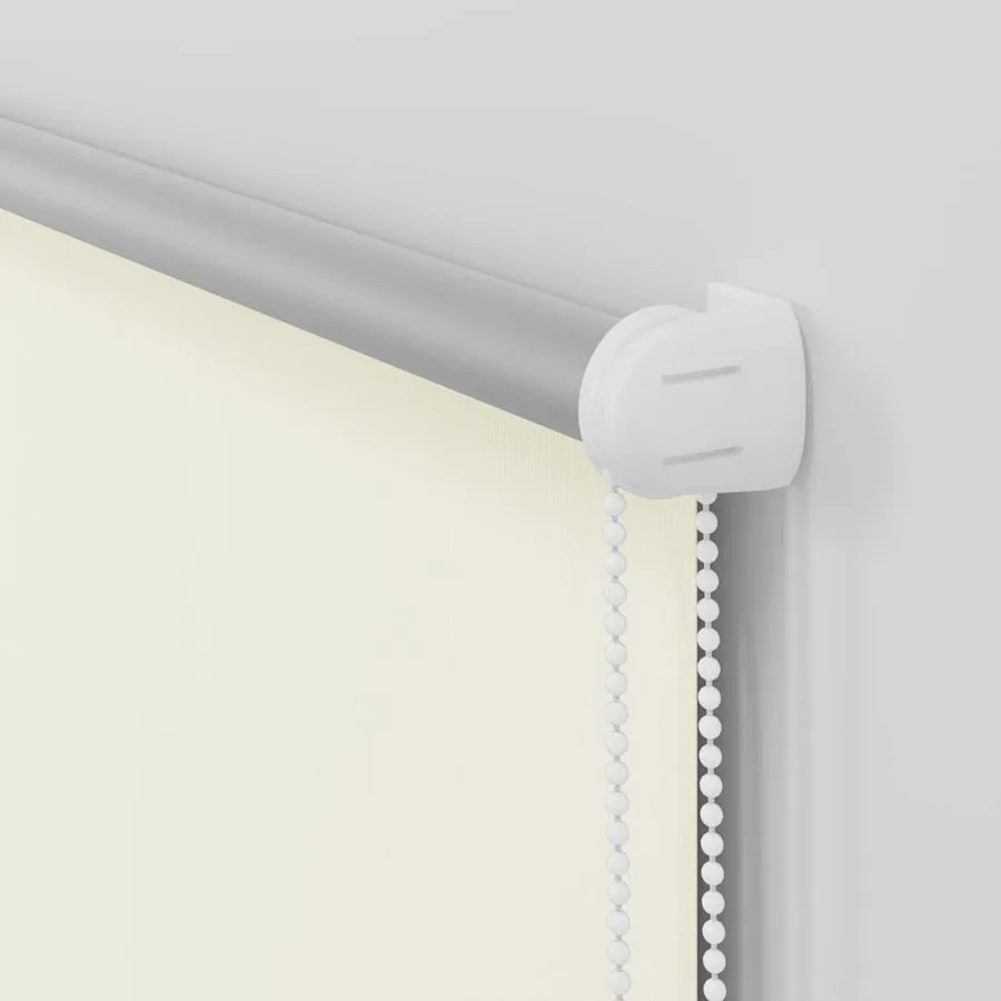 Store enrouleur occultant blanc cassé 45x130cm largeur du tissu - 11