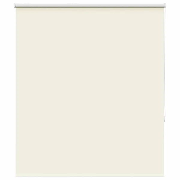 Store enrouleur occultant blanc cassé 125x150 cm largeur tissu