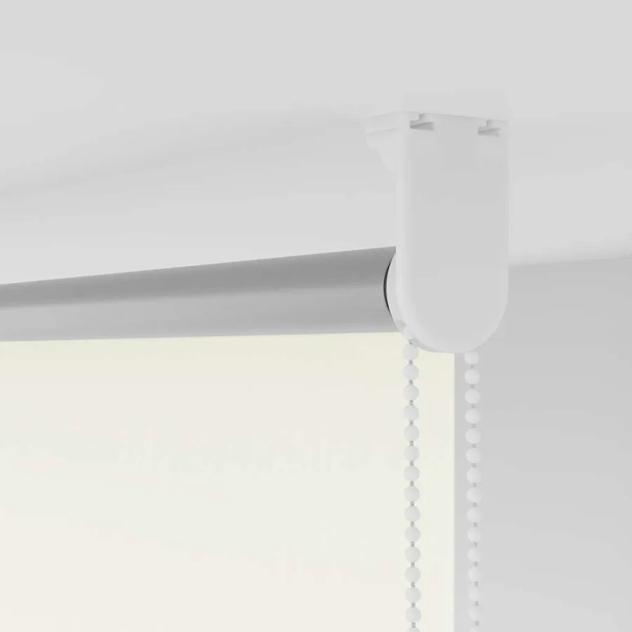 Store enrouleur occultant blanc cassé 150x150 cm largeur tissu - 13