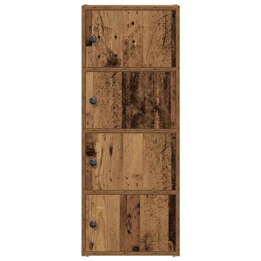 Bibliothèque vieux bois 40x24x102 cm bois d'ingénierie - 4