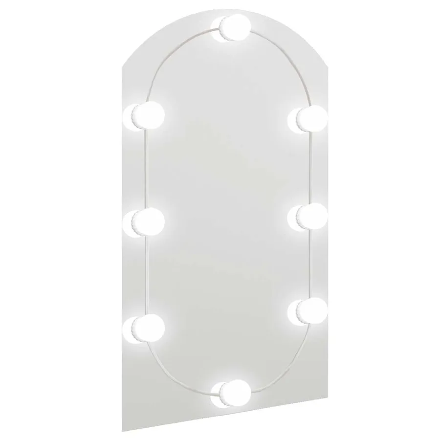 Miroir avec éclairage LED 70x40 cm Verre Arche - 2