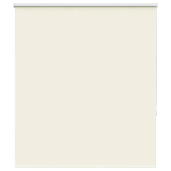 Store enrouleur occultant blanc cassé 125x175 cm largeur tissu