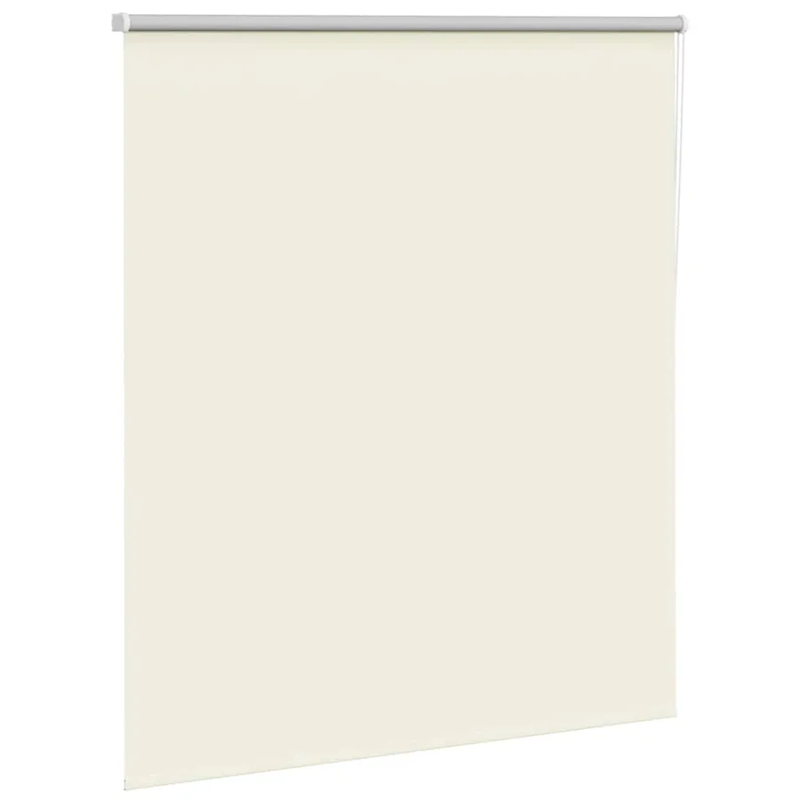 Store enrouleur occultant blanc cassé 125x175 cm largeur tissu - 3