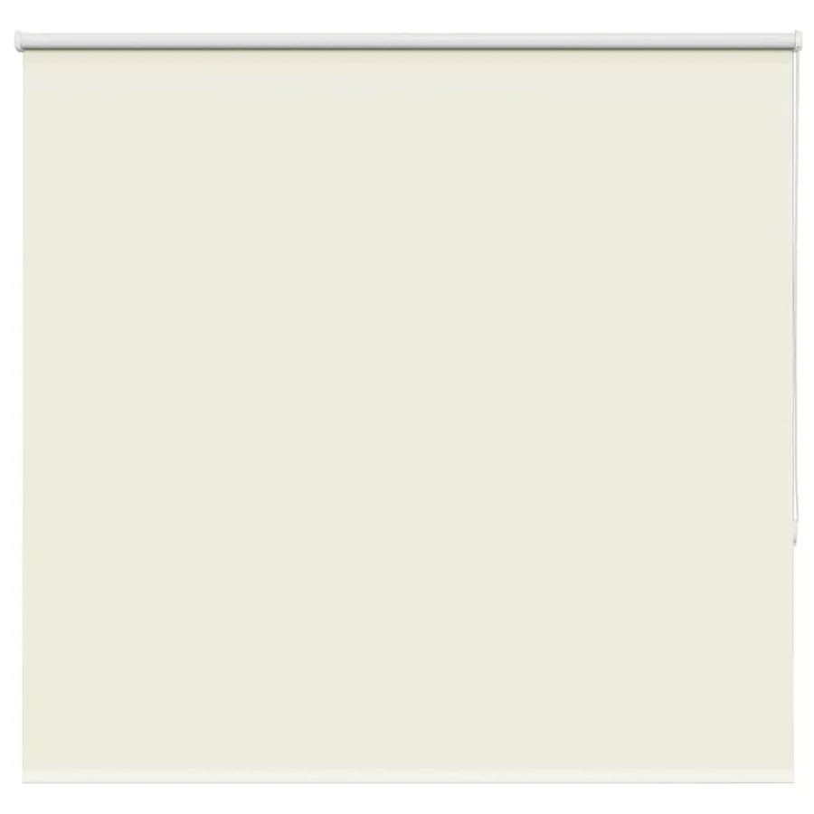 Store enrouleur occultant blanc cassé 165x175 cm largeur tissu