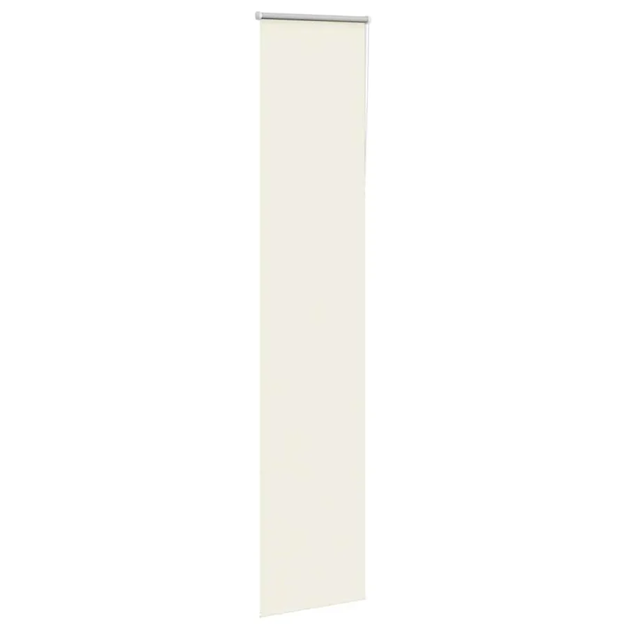 Store enrouleur occultant blanc cassé 40x230cm largeur du tissu - 3