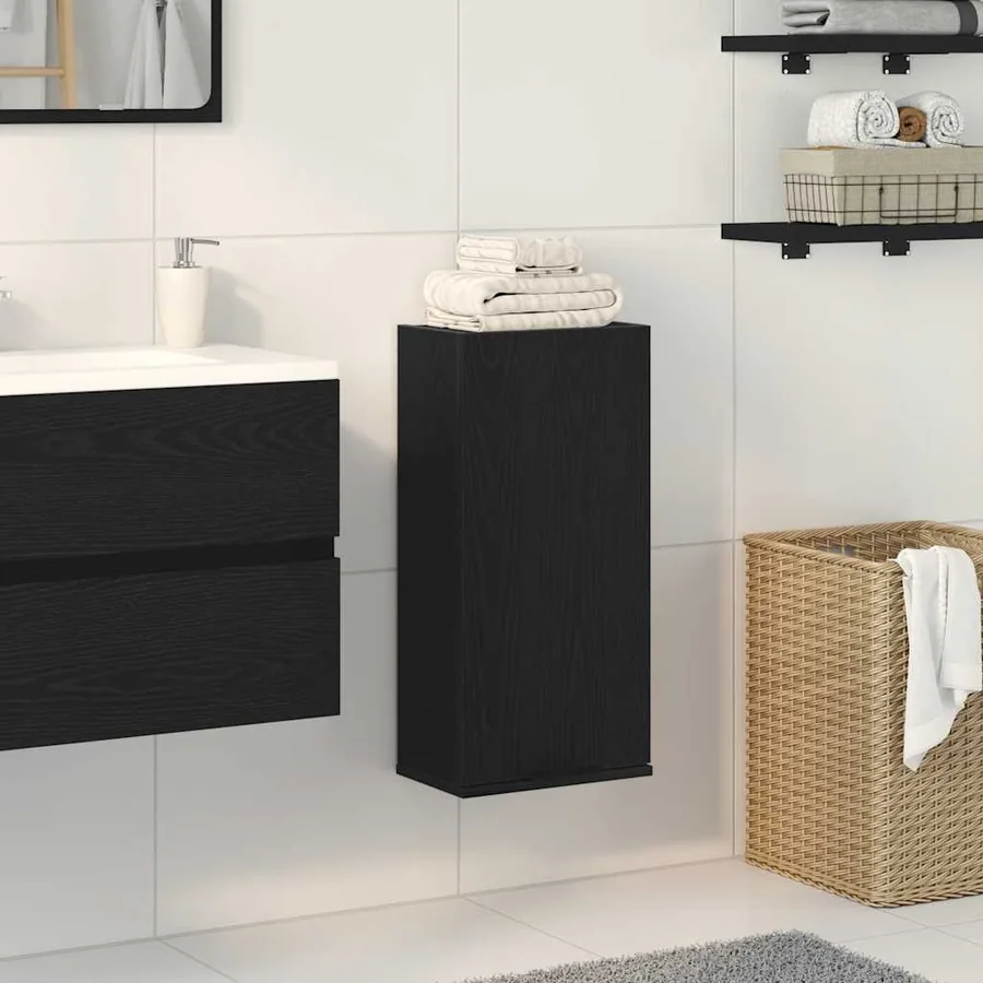 Armoire murale Chêne noir 32x20x67 cm Bois d'ingénierie