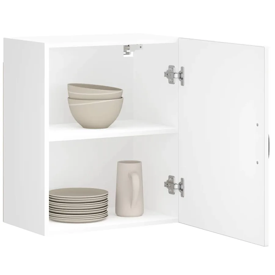 Armoire murale de cuisine Lucca blanc bois d'ingénierie