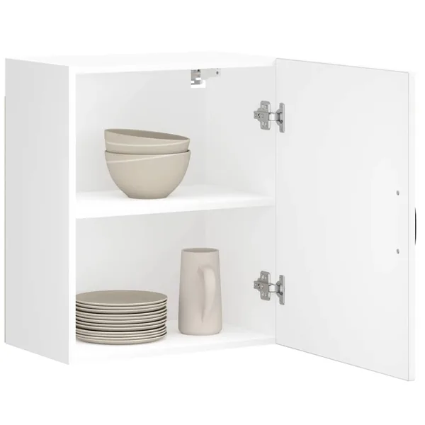 Armoire murale de cuisine Lucca blanc bois d'ingénierie