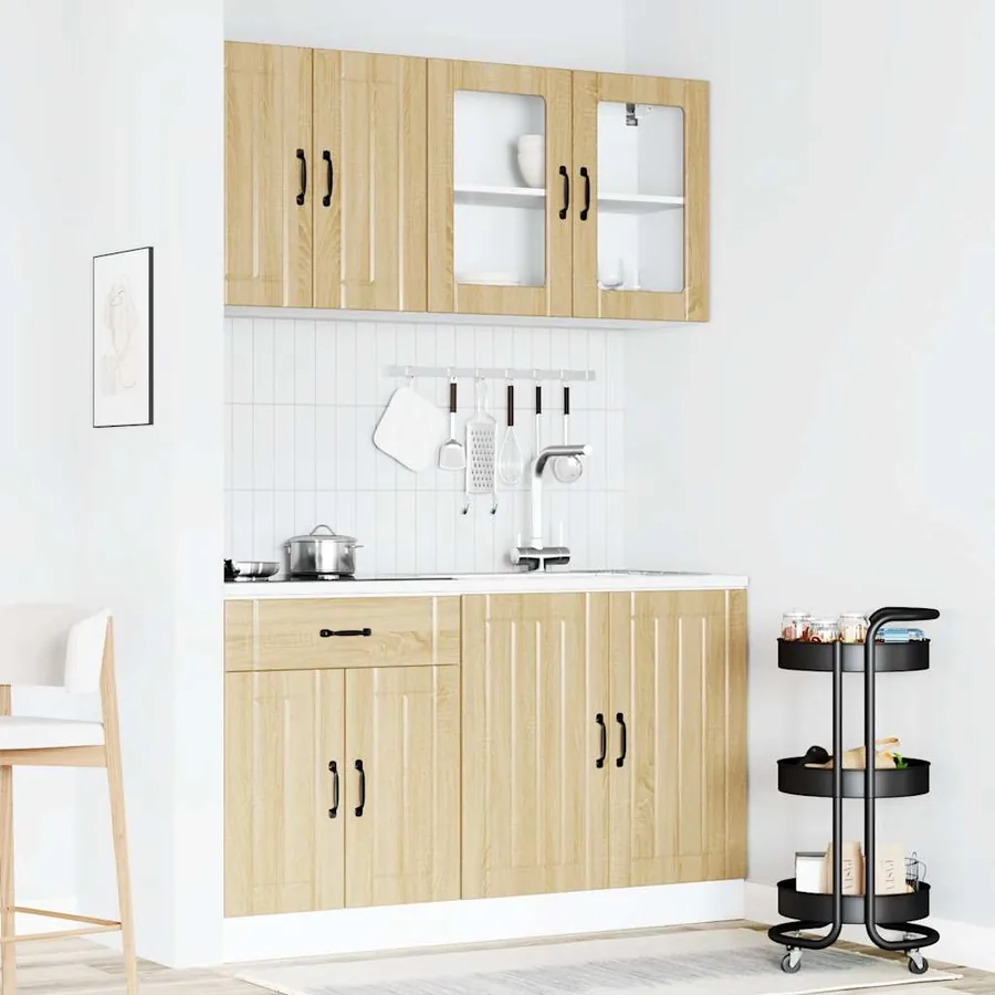 Ensemble de 4 meubles de cuisine "Lucca" en chêne Sonoma - 3